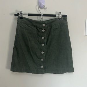 WILFRED green skirt